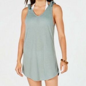 Nwt Miken Swim Shoulder Tie Beach Cover-Up Dress